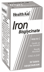 Iron Bisglycinate With Vitamin C 30 Tablets