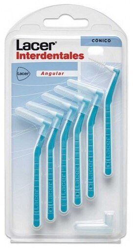 Lacer Lacer interdental angular cylindrical conical brush 6 units