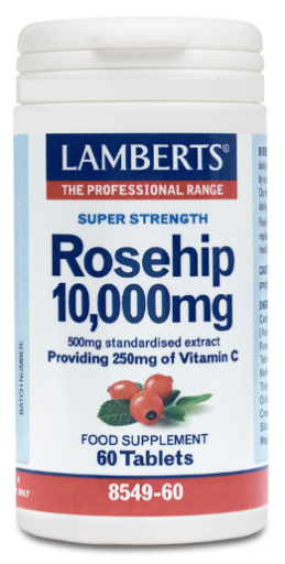 Rosehip 10,000 mg providing 250 mg of vitamin C 60 capsules