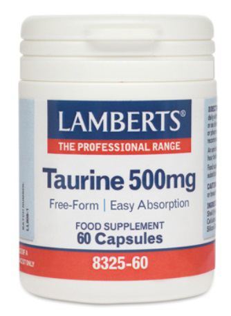 Lamberts Taurine 60 capsules 500 mg
