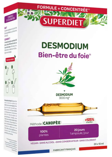 Superdiet Desmodium 10 ml x 20 Ampoules