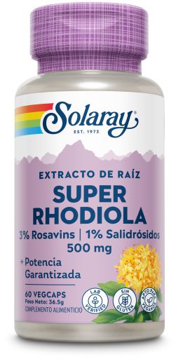 Super Rhodiola 60 Vegetable Capsules