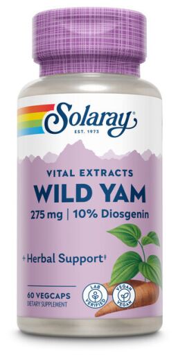 Solaray Mexican Yam 60 Capsules