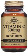 Vitamin C 500 mg Rose Hips 100 Tablets