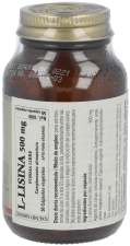L-Lysine 500 mg 50 Vegetable Capsules