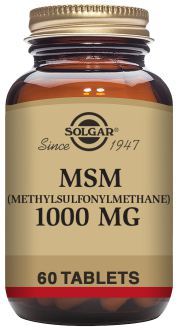 Solgar MSM Methylsulfonylmethane 1000 mg 60 Capsules