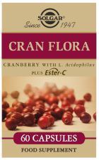 Cran Flora with Probiotics Plus Ester-C 60 vegetable capsules