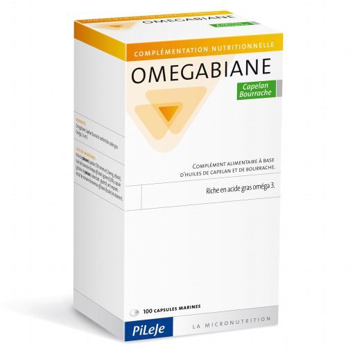 Omegabiane capelin bourrache 100 capsules