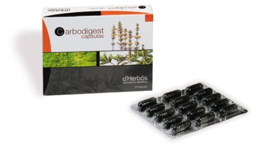 Carbodigest 30 capsules digestive system function