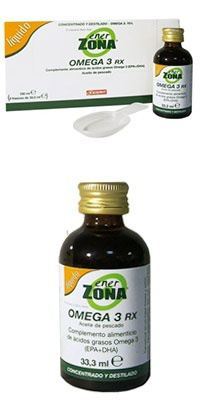 Ener Zona Omega 3 Rx 3 Bottles of 33 ml. Energy Zone
