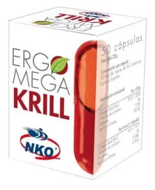 Ergomega Krill 50 Capsules
