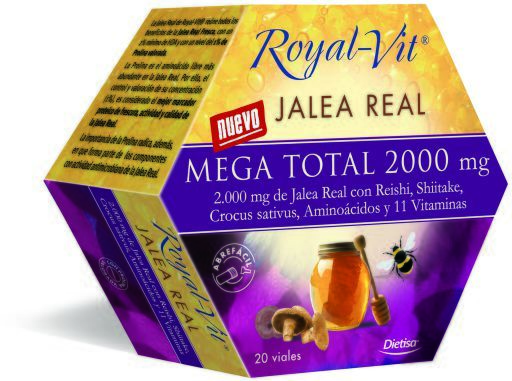 Royal Vit Jelly Mega Total 2000 mg 20 vials