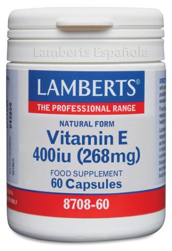 Vitamin E 400Ui Natural as D-alpha Tocopherol 60 Capsules