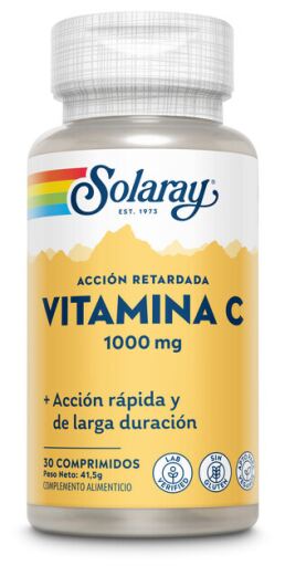 Solaray Small Vitamin C 1000 mg 30 Tablets