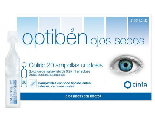 Optiben Gts Ocular 20 Single-Dose Ampoules