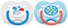2 Pacifiers Decorated (0-6 Months) Bpa Free