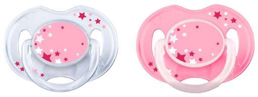 Night Soothers for Girls 0 to 6 Months 2 pcs