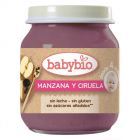 Babybio Apple and Plum Baby Food 130g