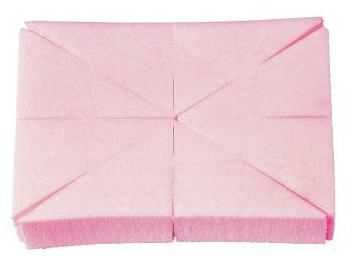 Wedged make up sponge