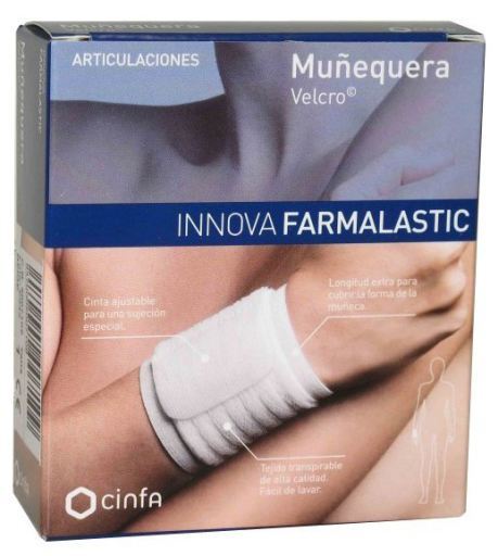 Farmalastic Innova Velcro Beige Wristband T/GE