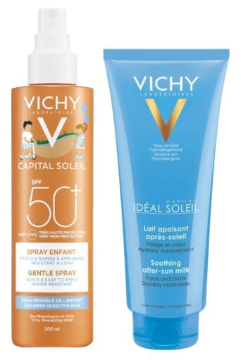Capital Soleil Spray Kids SPF 50 200 ml + 1 Piece