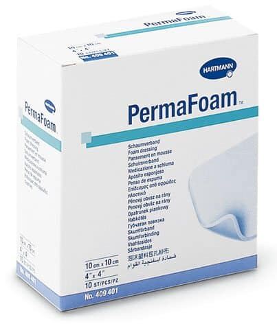 Permafoam dressing 10x20 cm 3 Units