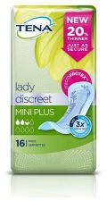 Lady Discreet Mini Plus Compresses 16 uds