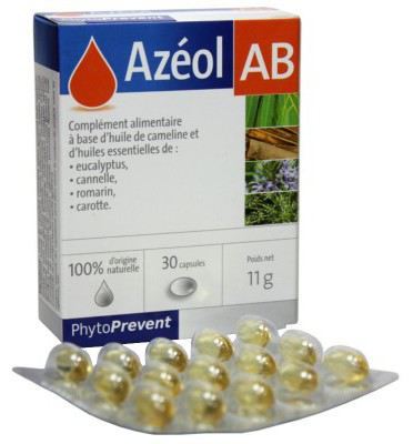Azeol ab with essential oils 30 capsules