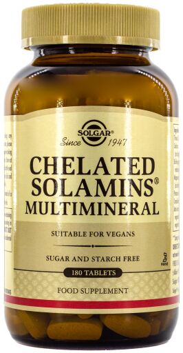 Solamins Multimineral Chelated Minerals Tablets
