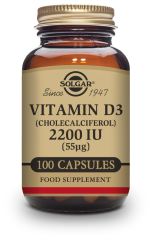 Vitamin D3 2200 iu (55 μg) (Cholecalciferol) 100 Capsules
