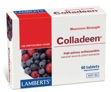 Lamberts Colladeen 160 mg protects and repairs natural collagen 60 tablets