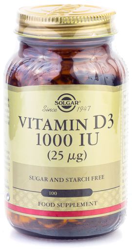 Vitamin D3 1000 IU 100 Tablets