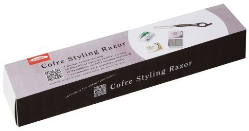 Chest Navaja Feather Styling Razor (Razor + Leaves + Dvd + Deshechador)