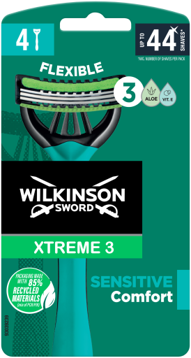 Wilkinson sword extra 3 sensitive disposable razors - 4 pack