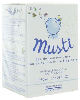 Musti Eau de Soin Fragrance Delicate cologne water 50 ml