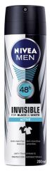 Men Invisible For Black And White Active Deodorant 200 ml