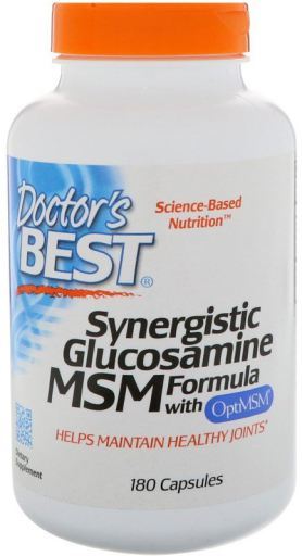 Synergistic Glucosamine Msm Formula With Optimsm 180 Capsules