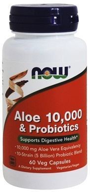 Aloe 10,000 &amp; Probiotics 60 Capsules