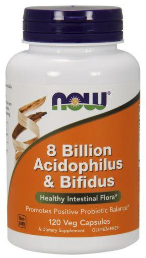 8 Billion Acidophilus &amp; Bifidus 120 Capsules