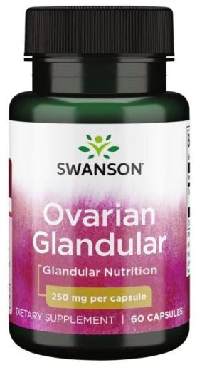 Raw Ovarian Glandular 250 mg 60 Capsule
