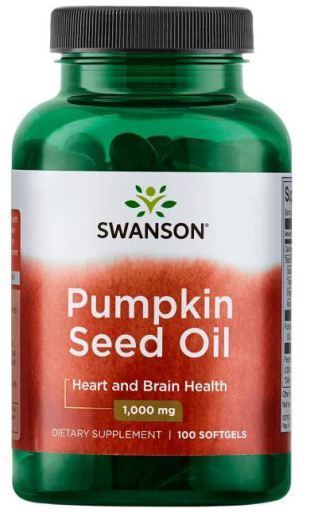 Pumpkin Seed Oil 1000 mg 100 Capsules