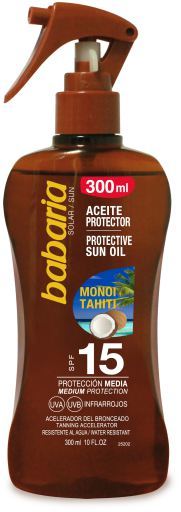 Spray Tanning Oil Monohi Tahiti SPF15 300 ml