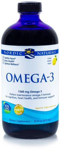 Omega 3 Liquid 1560 mg Lemon 473 ml
