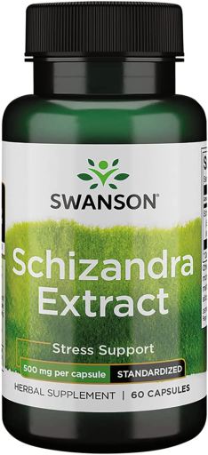 Schizandra Extract 500 mg 60 Capsules