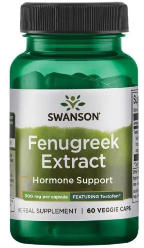 Testofen Fenugreek Extract 300 mg 60 Capsules