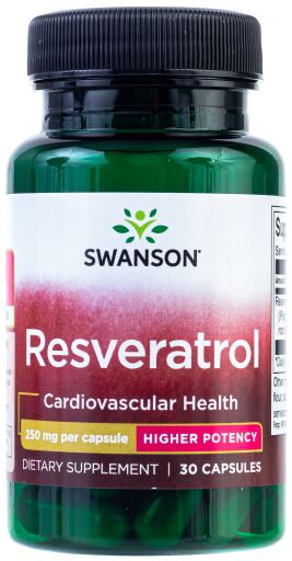 Resveratrol 250mg 30 Capsules
