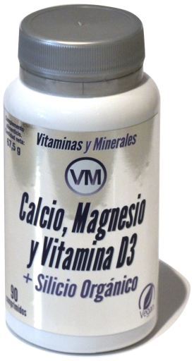 VM Calcium, Magnesium and Vit. D3 + Organic Silicon 90 Tablets