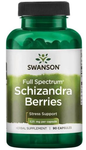 Full Spectrum Schizandra Berries 525 mg 90 Capsules