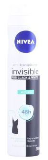 Black and White Invisible Active Vapo Deodorant 200 ml