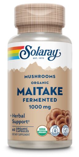 Solaray Maitake 500 mg 60 Vegetable Capsules